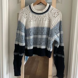 Chunky, Knitted, Cropped Sweater
